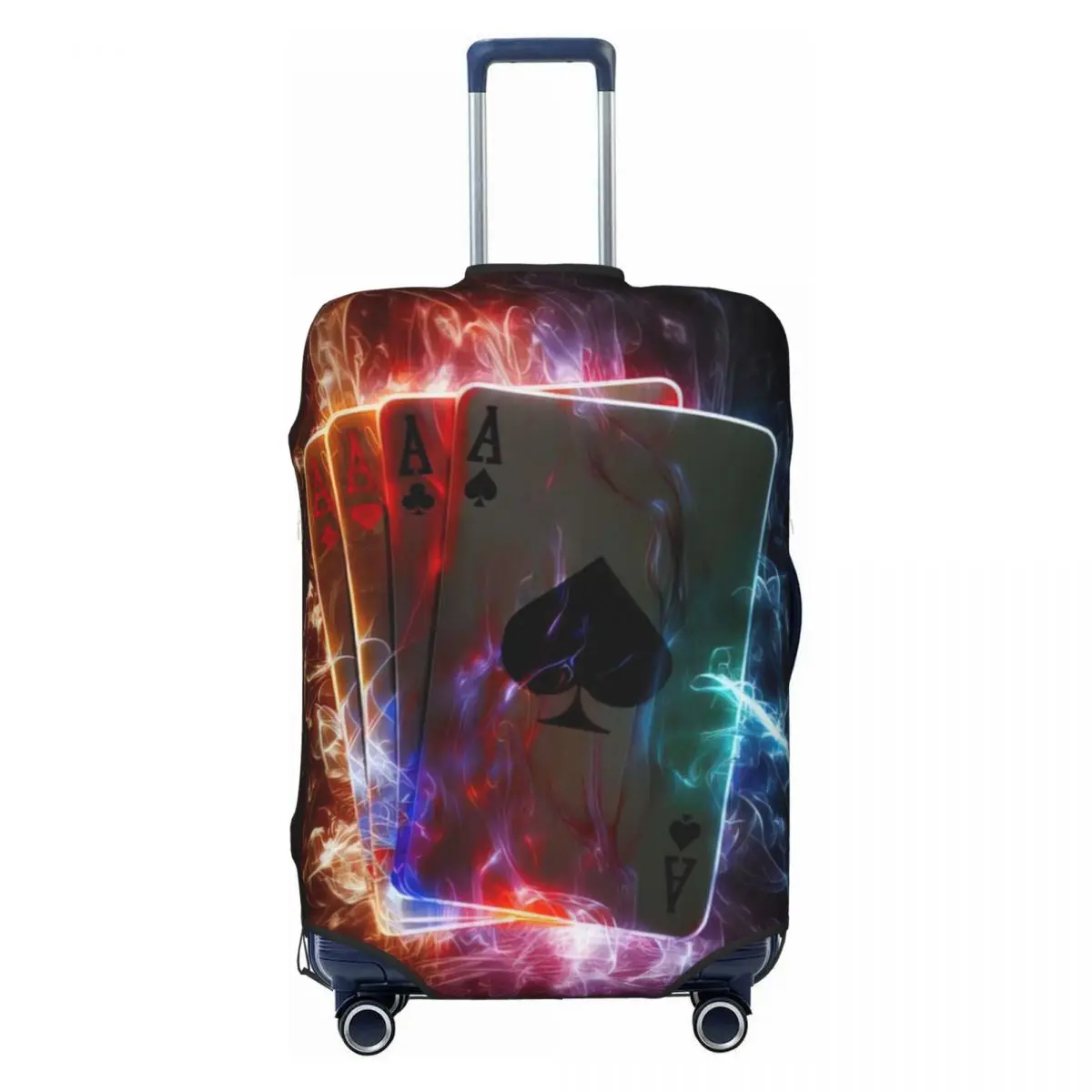 

Poker Cards Print Luggage Protective Dust Covers Elastic Waterproof 18-32inch Suitcase Cover Travel Accessories