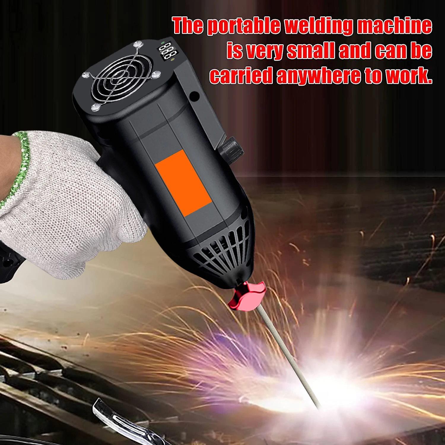 

AK46 Handheld Portable Arc Welding Machine 220V 120A 3900W Intelligent Electric Weld Machine Capacitor Electrodeless Current Set