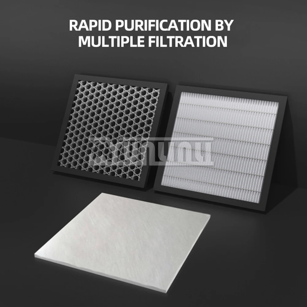 Smoke Exhaust Device Small Smoke Extractor Desktop Fan, Mobile Phone Repair Dust Removal Soldering Smoke Purification 2uul