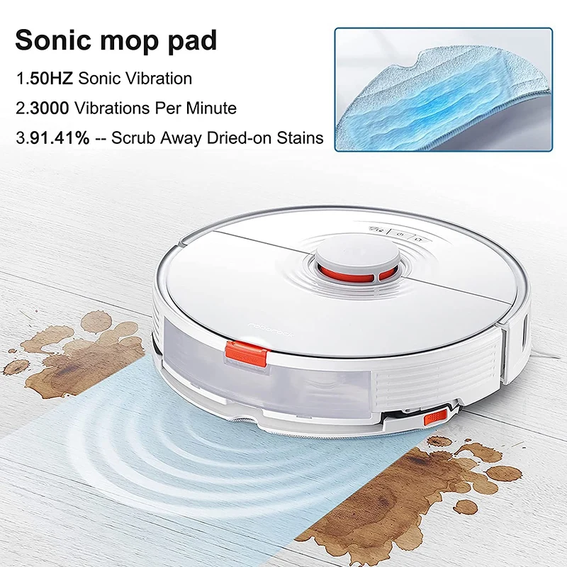 مجموعة ملحقات بديلة لمكنسة كهربائية ، متوافقة مع شومى روبوروك S7 ، T7 ، T7 Plus ، 16 فضفاض