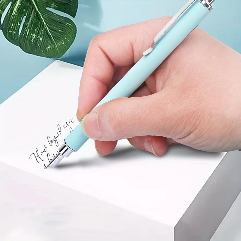 High Quality Brand Press metal fountain pen 0.38mm for stationery office study supplies write gifts