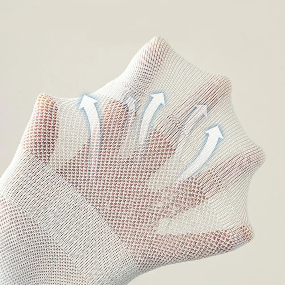 

10 пар удобных впитывающих пот женские носки до щиколотки противоскользящие дышащие сетчатые тонкие носки чулочно-носочные изделия короткие носки-трубочки для девочек