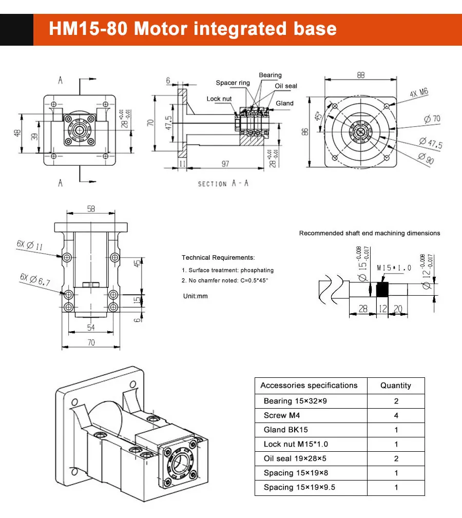 1 Set Kugelumlaufspindel Mutter SFU2004 SFU2005 SFU2010 1050-2000mm Kugelumlaufspindel Spindel Kits Und Motor Kits Für Graviermaschine Zubehör – Detail 12
