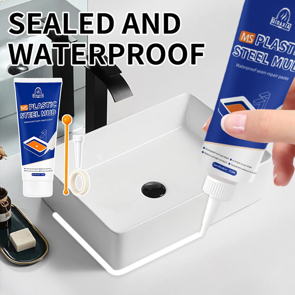 Mold Proof Joint Sealant Set,Waterproof Seam Repair Paste,High-Viscosity Metal Adhesive,Multi-Purpose Heat Resistant Filler
