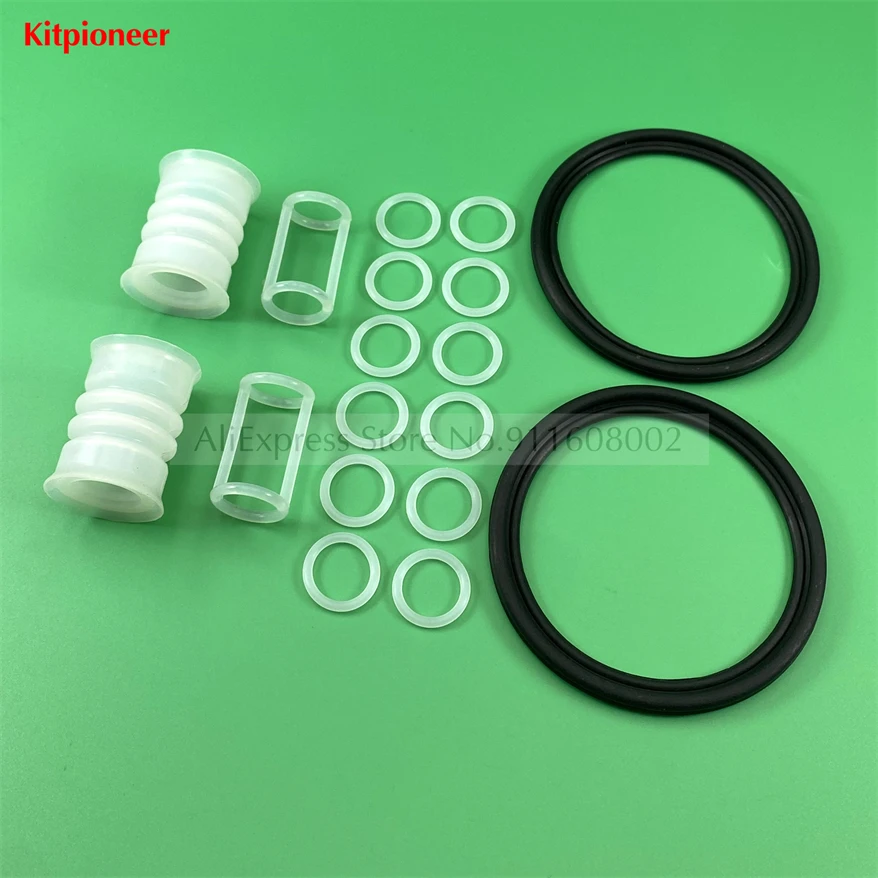 18 In 1 Combo Sealing Gaskets Silicone Backup Rings New Replacement Fittings Of Ventus VSP Soft Ice Cream Machines Accessories