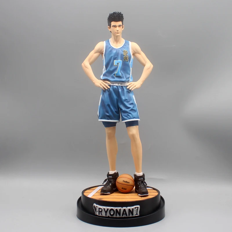 36cm Slam Dunk Sendoh Akira Basketball Anime Figure Model Gk Large Statue Boys Collection Desktop Decoration Ornament Toys Gifts