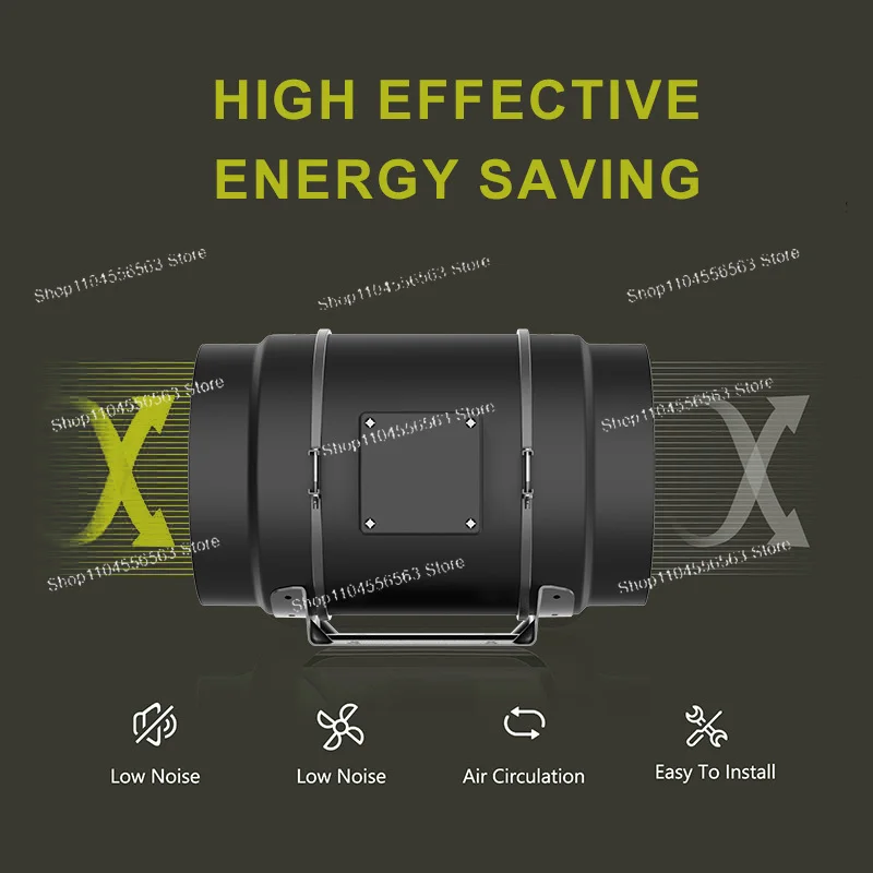 8 Inch Inline Exhau…