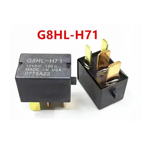 Original G8HL-H71 12V 4pin relay For Honda Accord Civic CRV Fit Eight Generation Front Van Odyssey air conditioning relay