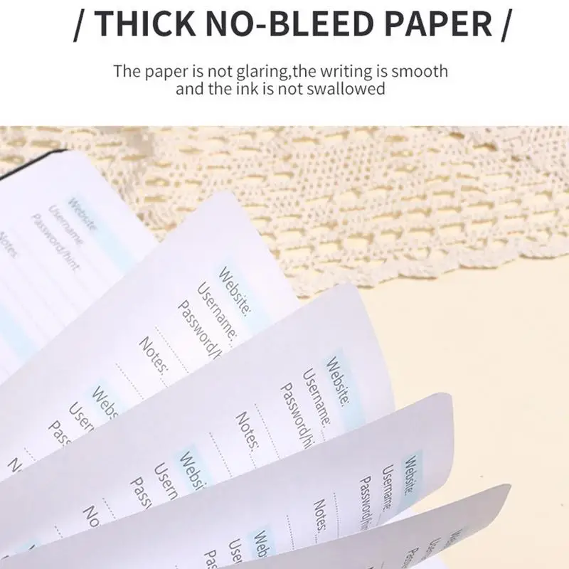 Password Book With Alphabetical Tabs Portable Record Books Address Books Secure Password Book Safe Address Organizer For Family