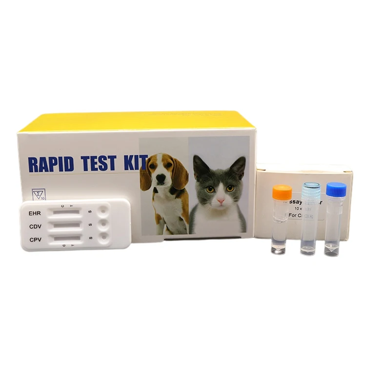 Canine Parvo Distemper Ag Ehrlichia Ab Combo Rapid Test kit CPV CDV EHR rapid test kit