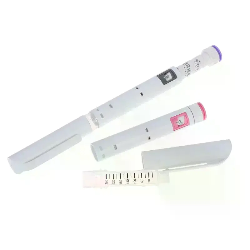 1Pcs 60U Insulin Injection Pen With Adjustable Dosage Display And Clip Design For Diabetes Daily Care Home And Travel Use