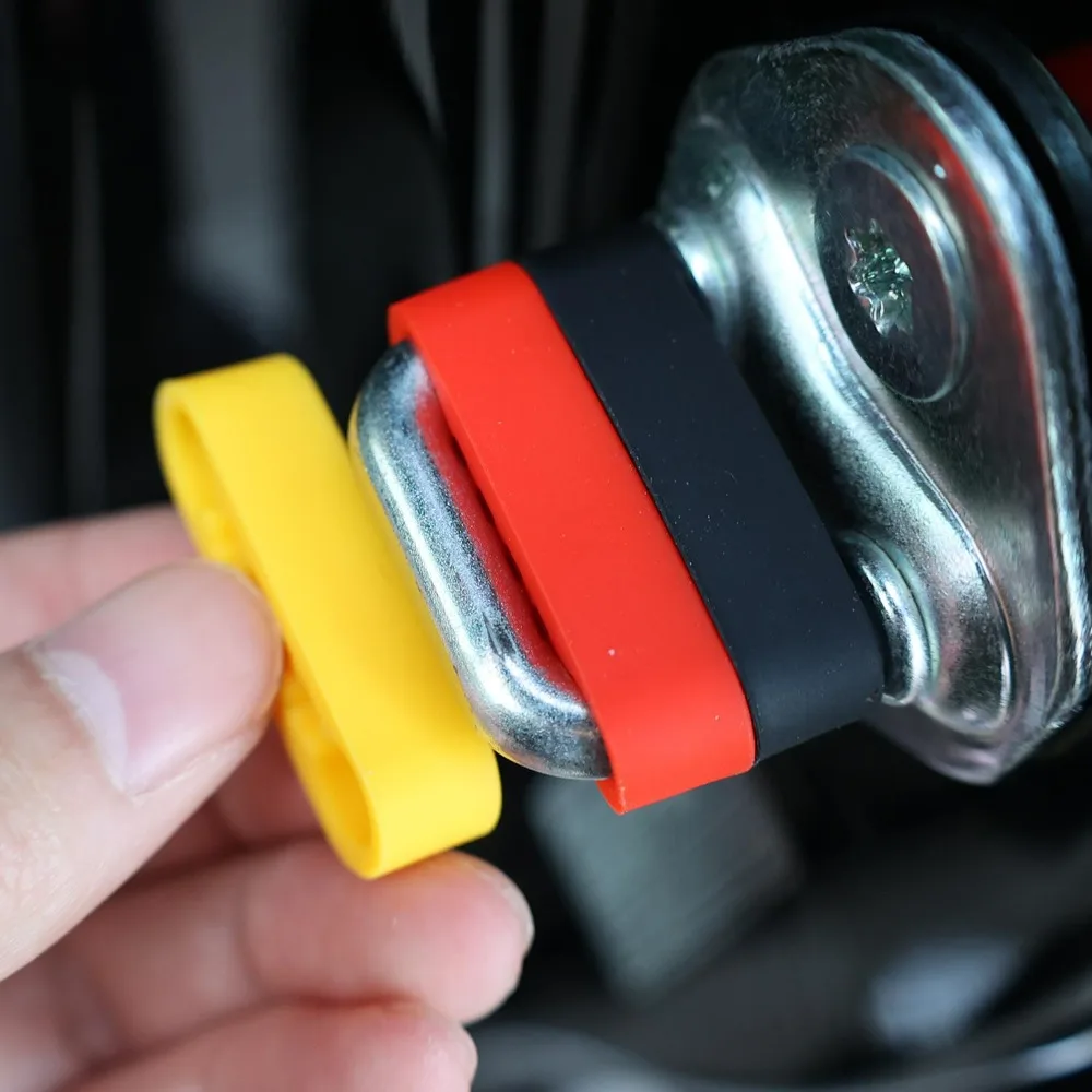 Car Door Lock Damper Buffer Pad Universal Sound Insulation Rubber Seal Parts Anti Shock Protection Cushion Auto Accessories 4pcs