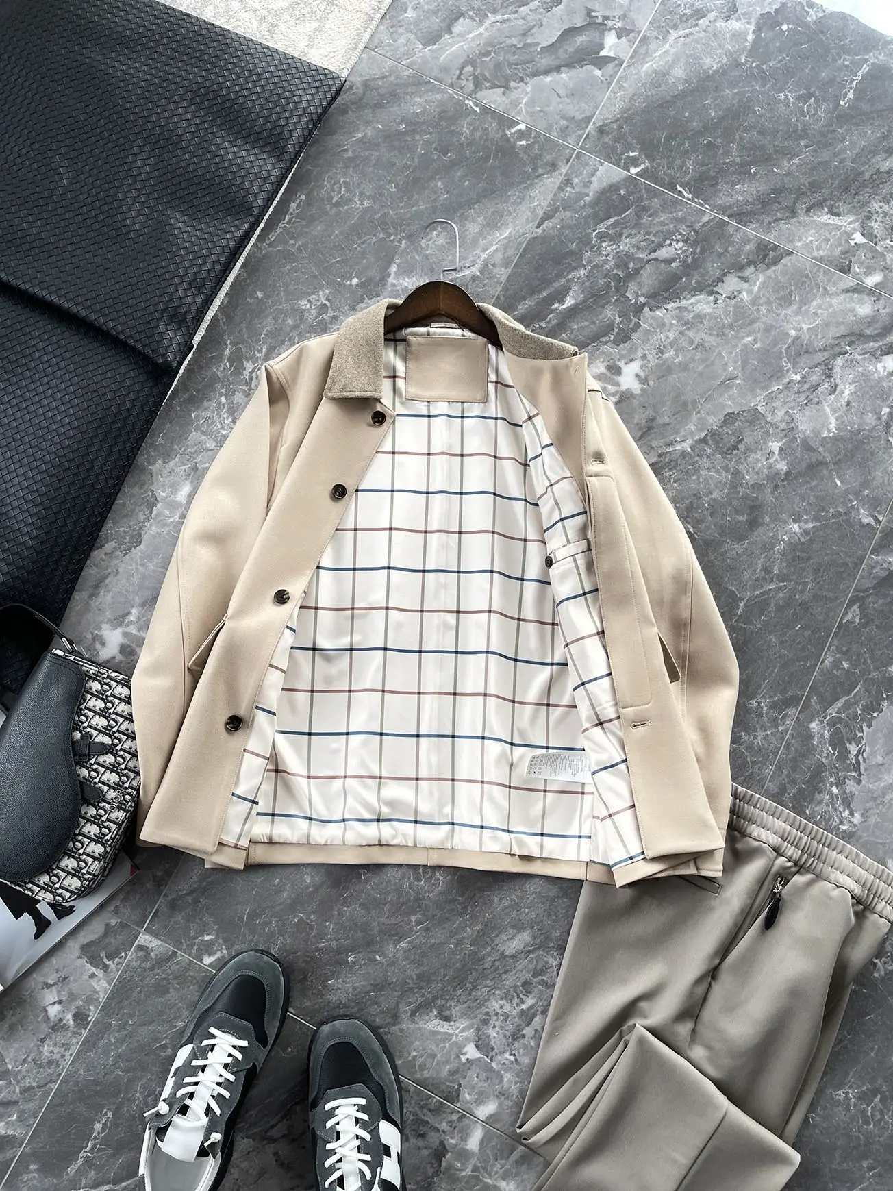 Faionable повседневная мужская верхняя одежда с воротником Jaet, осенняя новинка, подставка из льняного материала, длинный цвет све