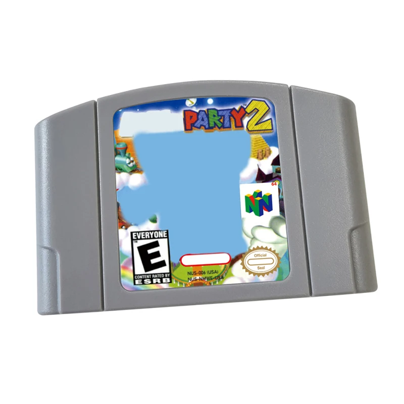 Game Cartridge For  N64 Mario-Party-2  Video Card US Version.