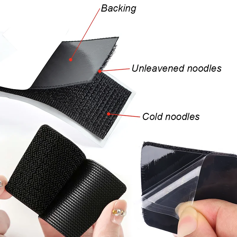 10/20Pairs Strong Self Adhesive Fastener Hook Nylon Fixing Stickers Bed Sheet Sofa Adhesive Tape DIY Carpet Anti Slip Mat