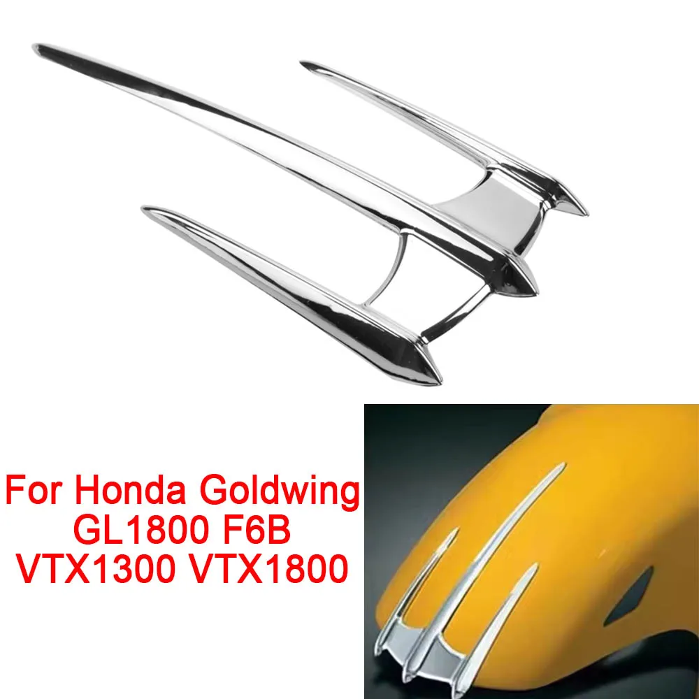 

Крышка переднего крыла мотоцикла, акцентная декоративная отделка, хромированные декоративные аксессуары для Honda Goldwing GL1800 F6B VTX1300 VTX1800