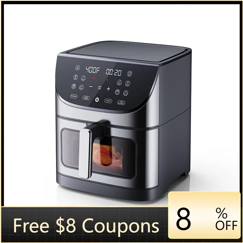 

Интеллектуальная визуальная фритюрница большой емкости из нержавеющей стали, многофункциональная цифровая духовка, современный сенсорный экран