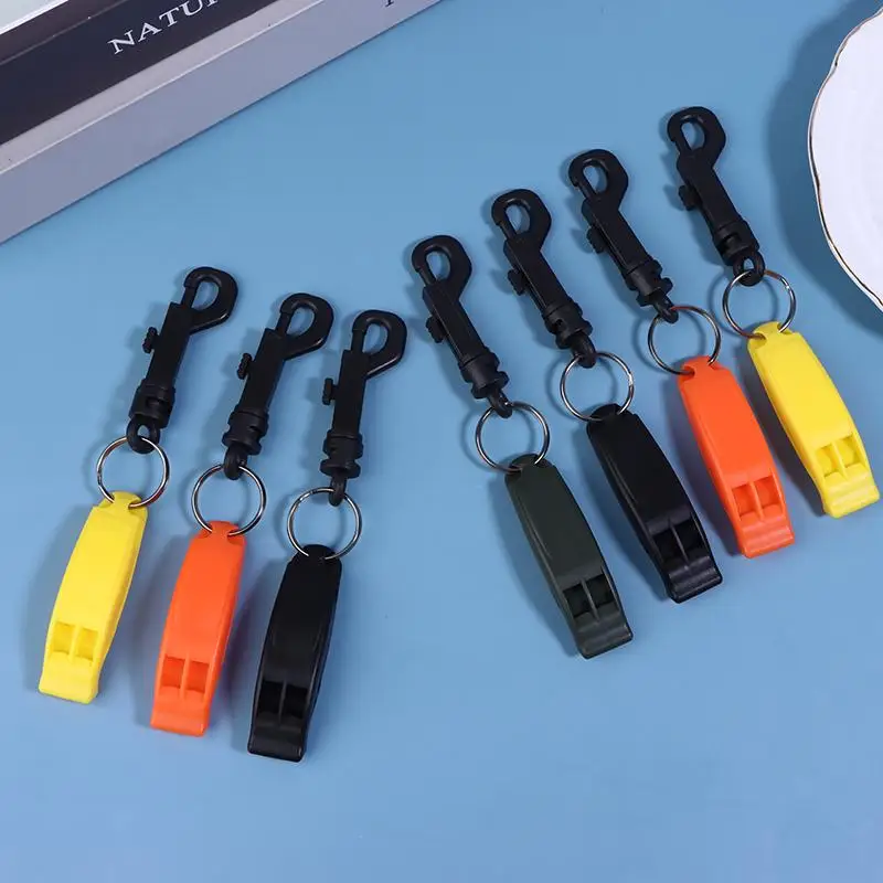 

Набор из 2-х свистков для выживания на природе с удобным крючком для кемпинга и походов