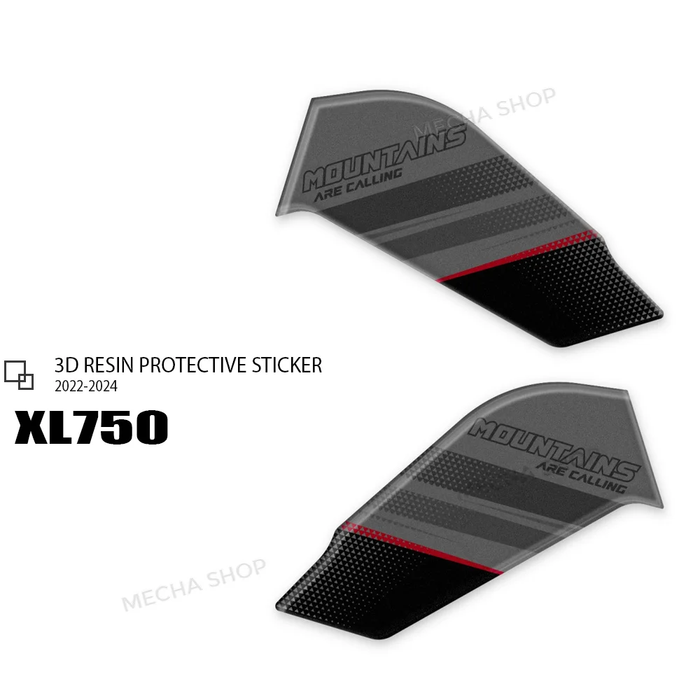 

3D Motorcycle Stickers Protetion Decal Side Tank Pads For XL750 Transalp 2022 2023 2024
