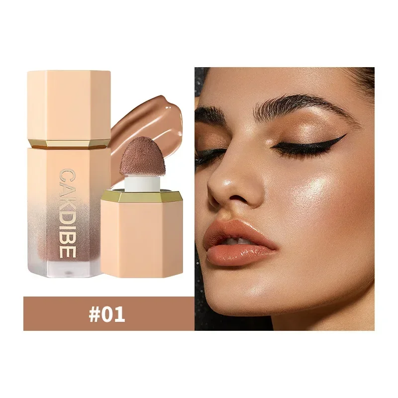 Liquid Bronzers Natural Matte Finish Highlighters Shadow Waterproof Contouring Wand V-face Shaping Contour Pen Face Makeup