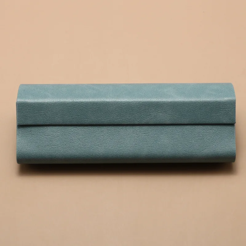 Fashionable Irregular Square Glasses Storage Box, Flip-Top Hard-Shell Glasses Case for Men and Women