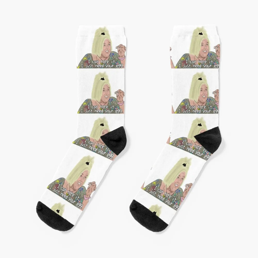 Angela - I need your egg - 90 day fiance Socks Non-slip basketball Male Socks Women's