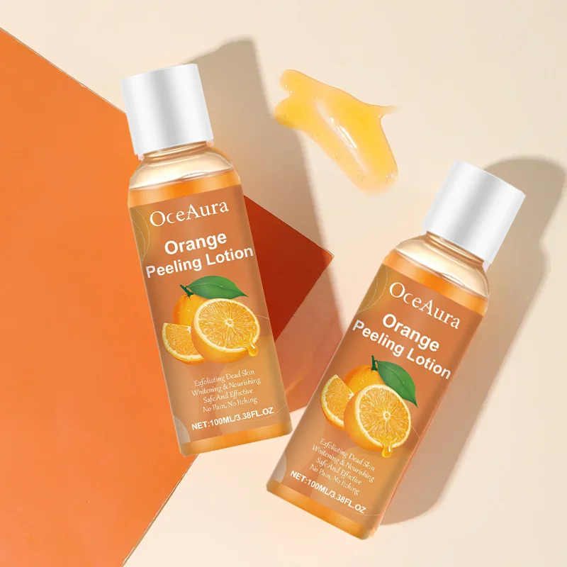 البرتقال تقشير مرطب للجسم لطيف تقشير هلام غسول تقشير النفط المسيل للدموع رامين الشمع البرتقال تقشير غسول بالجملة