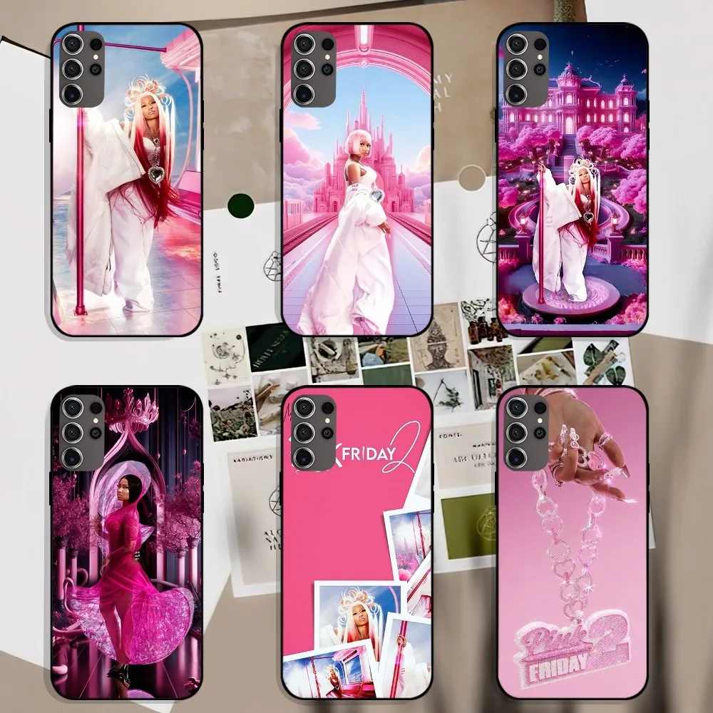 Singer N-Nicki Minaj Pink Friday 2 Phone Case For Samsung Galaxy A52 A53 A72 A71 A73 A80 A91 S Shell