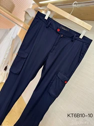 BILLIONAIRE BLKA CPTG Pants Cashmere 2025 Autumn Winter new Business Cotton pocket warm quality Big Size 31-40 Long Pants