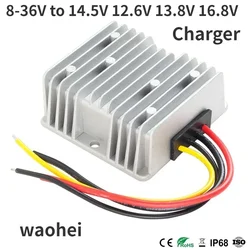 8-36V to 12.6V16.8V 13.8V 14.5V 10A 5A 8A 12V Lithium Battery Chargers BOOST BUCK DC DC Charger for Dual-battery Systey