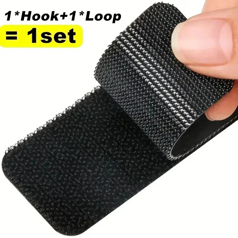 Double Sided High Adhesive Fixed Stickers Car Accessories Hook-and-loop Fastener Self-adhesive Attaches Scratch Strap