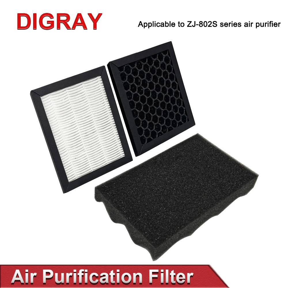 DIGRAY ZJ-802S Filter Element Portable Solder Smoke Filter Purifier Filter Cotton Replacement Smoker Smoke Eliminator