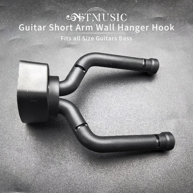 Short Guitar Wall Hanger Hook Holder Wall Mount Display Fits All Size Guitars Bass