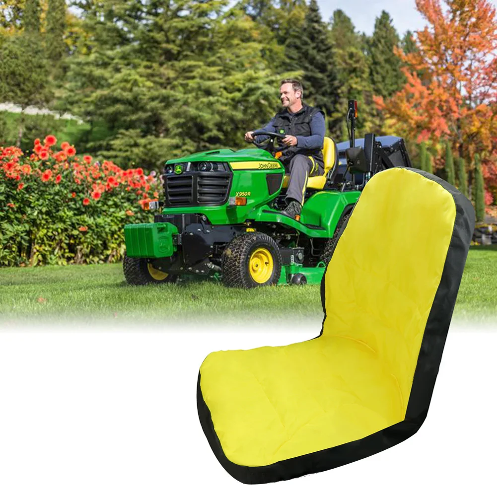 LP95233 Compact Utility Tractor Large Seat Cover With Back And Side Storage Pockets Oxford 300D Fabric Seat Cover Cushioned