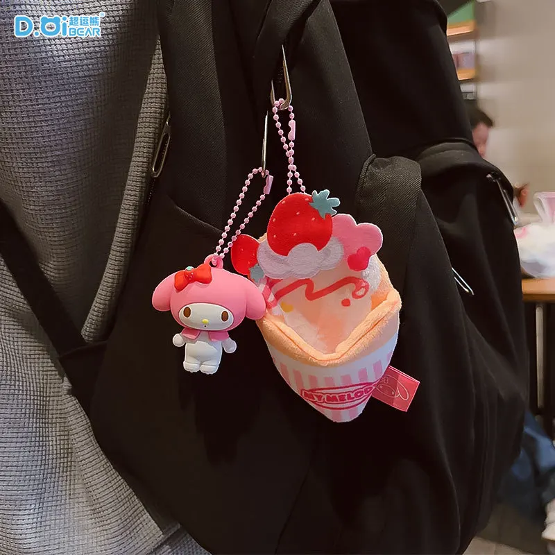 سلسلة مفاتيح كارتون كورومي ماي ميلودي كريب هدية لطيفة للزوجين حقيبة كاواي ساحرة للفتيات ملحقات مطابقة أفضل صديق #4