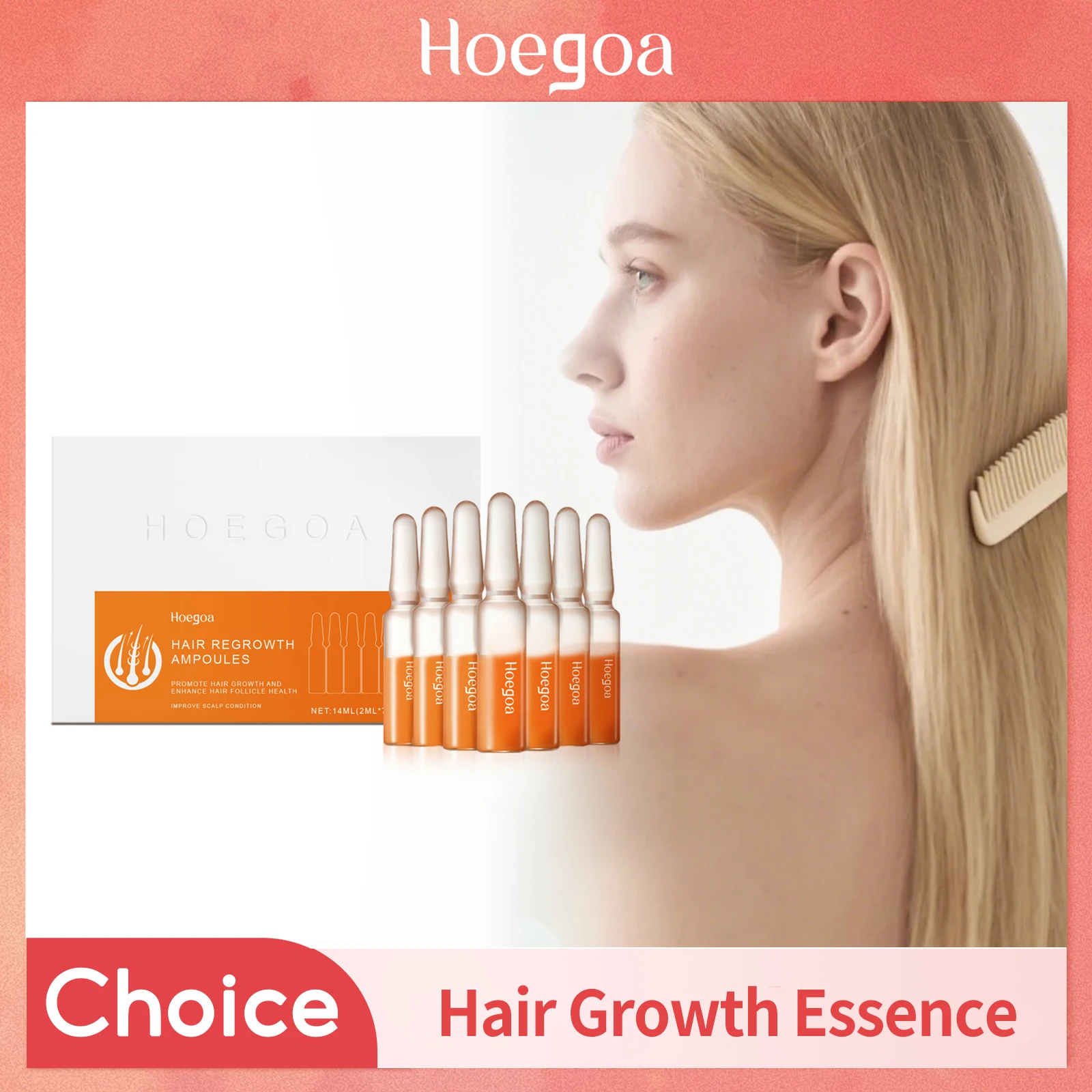 

Hair Growth Ampoule Serum Anti Hair Loss Regrowth Scalp Treatment Nourish Shiny Healthy Hair Hair Growing Product For Men Women
