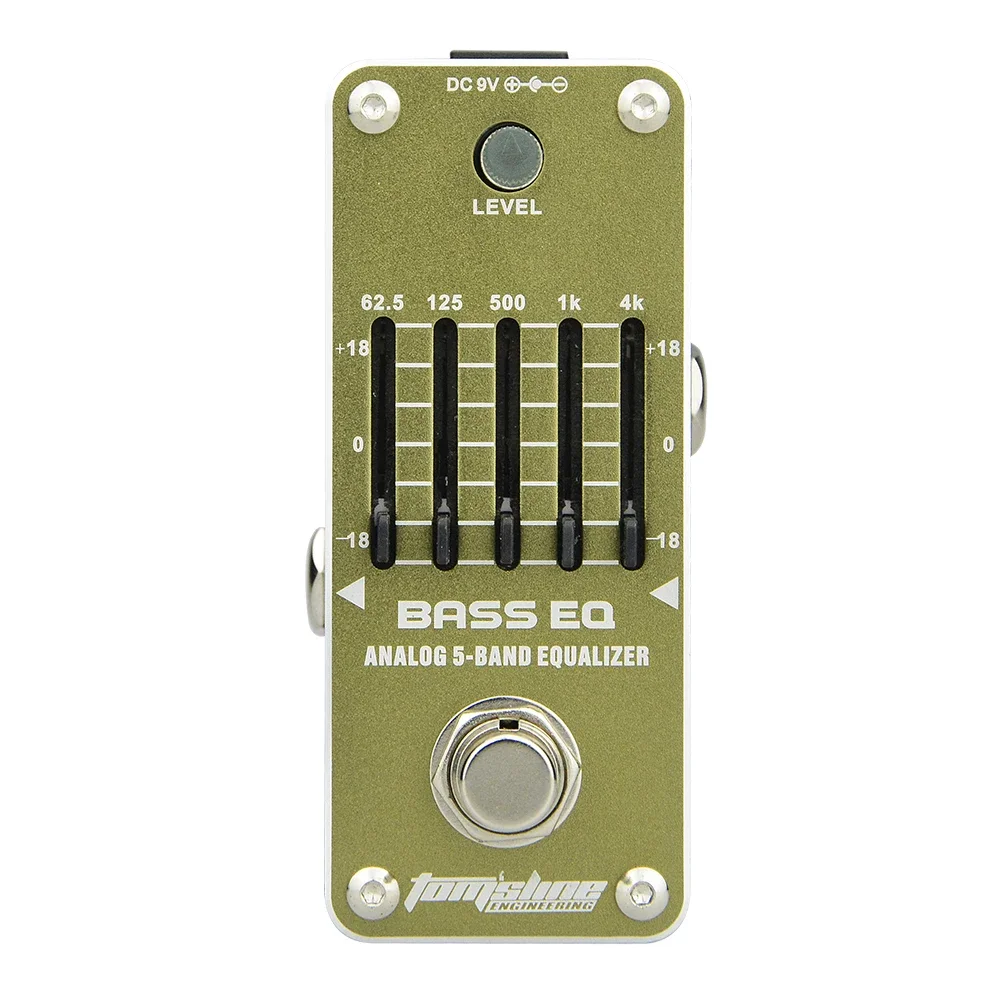 Aroma AEB-3 Bass EQ Analog 5-Band Equalizer Electric Bass Guitar Effect Pedal True Bypass Pedal Guitar Accessories & Parts