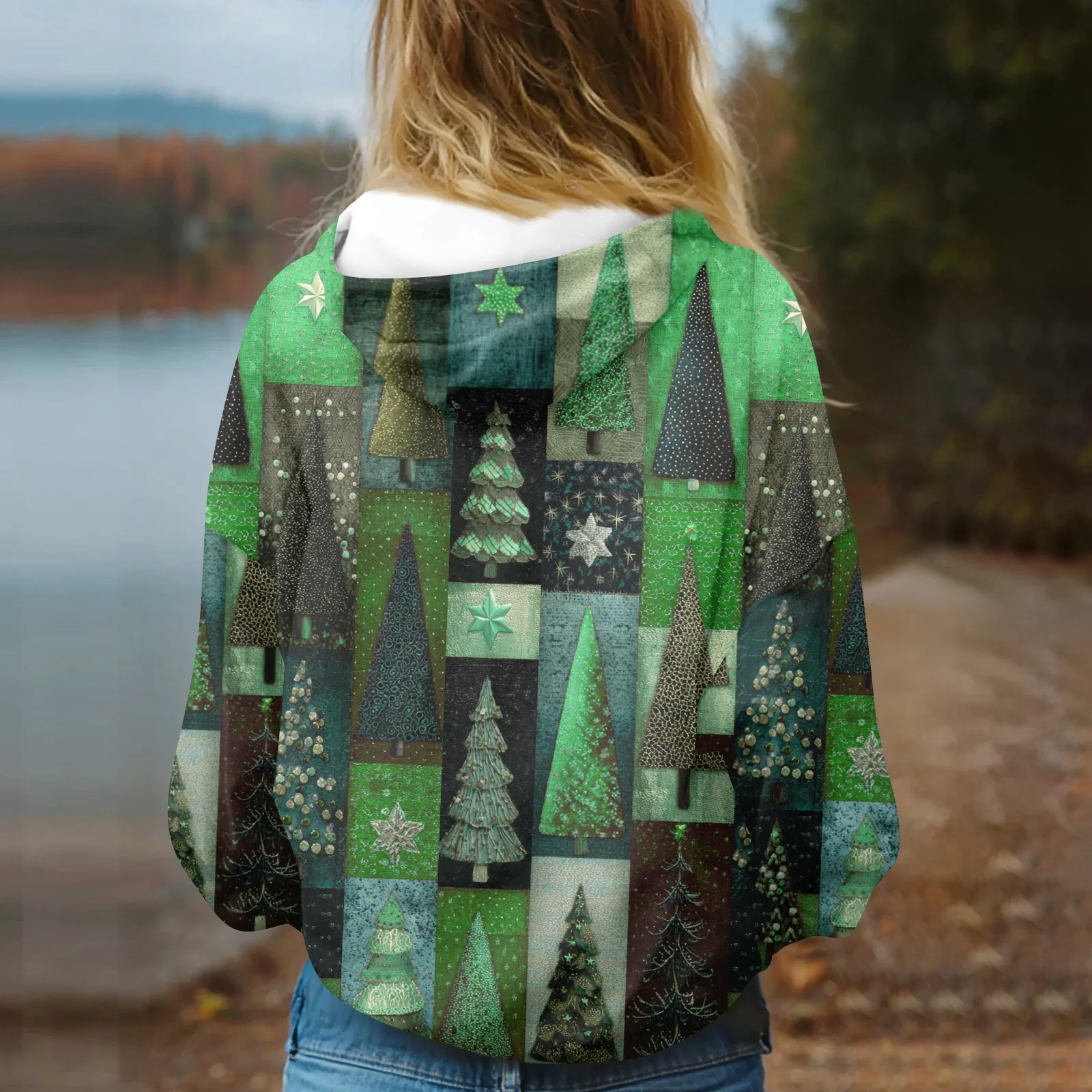 후드티 여성 여성 패션 스웨트셔츠 프린트 캐주얼 후드티 포켓 포함 여성 의류 겨울 옷 여성