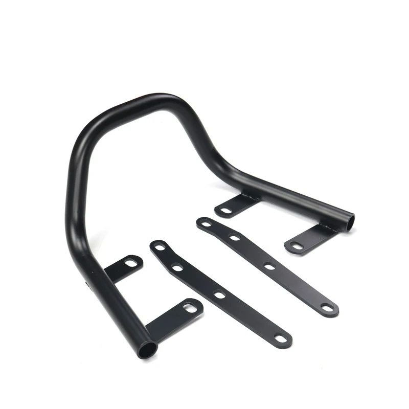 ApplicableGK500Rear handrail modified to be a passenger handrail, rear rack, coffee-colored retro short tail rack