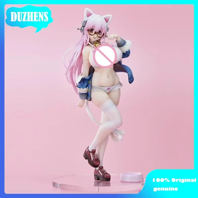 

100% Original:SUPER SONICO black/white cat style 27cm PVC Action Figure Anime Figure Model Toys Figure Collection Doll Gift