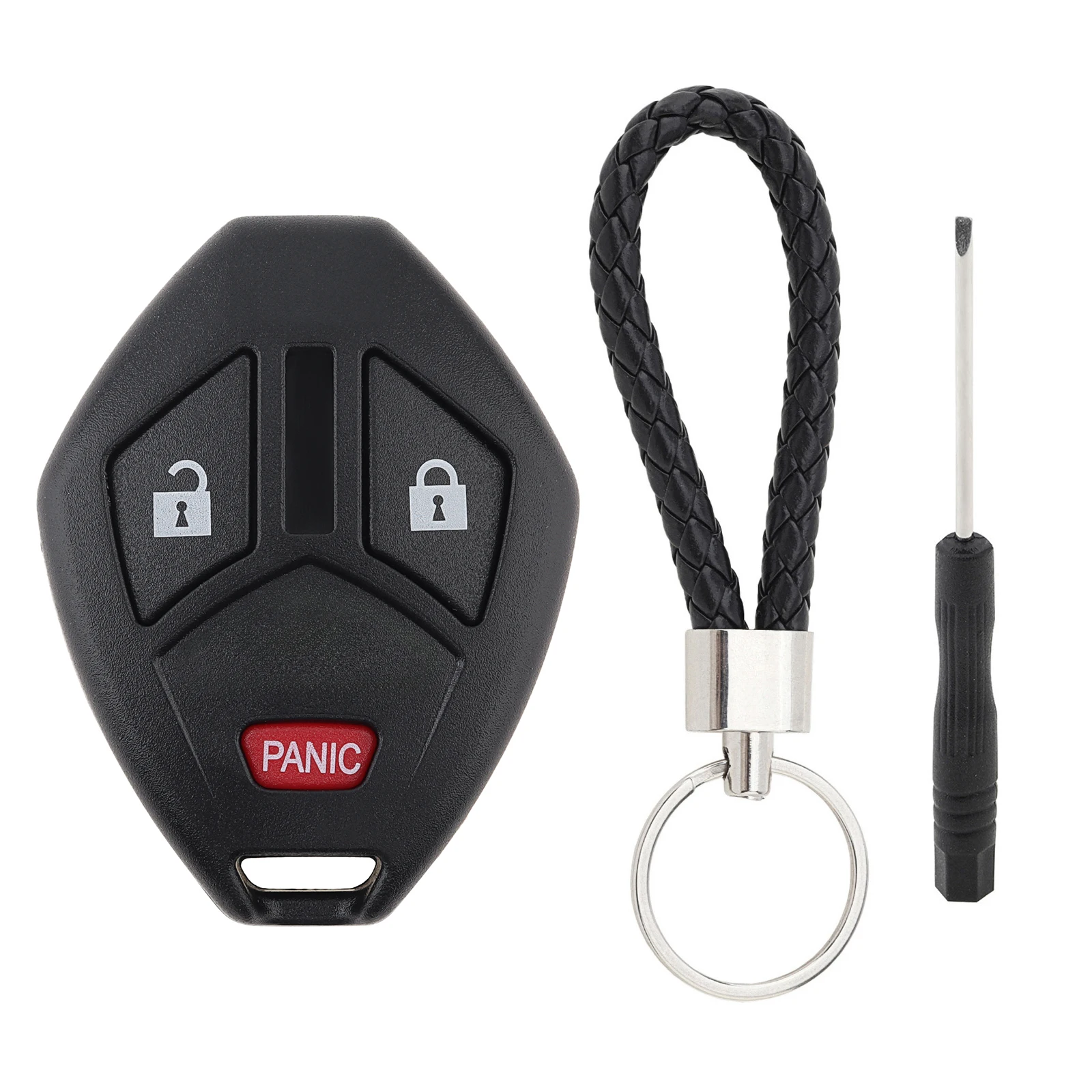 

3 4 Buttons Car Key Fob Shell Case Fit for Mitsubishi Keyless Entry Remote Control Car Key Shell Case Cover Replacement