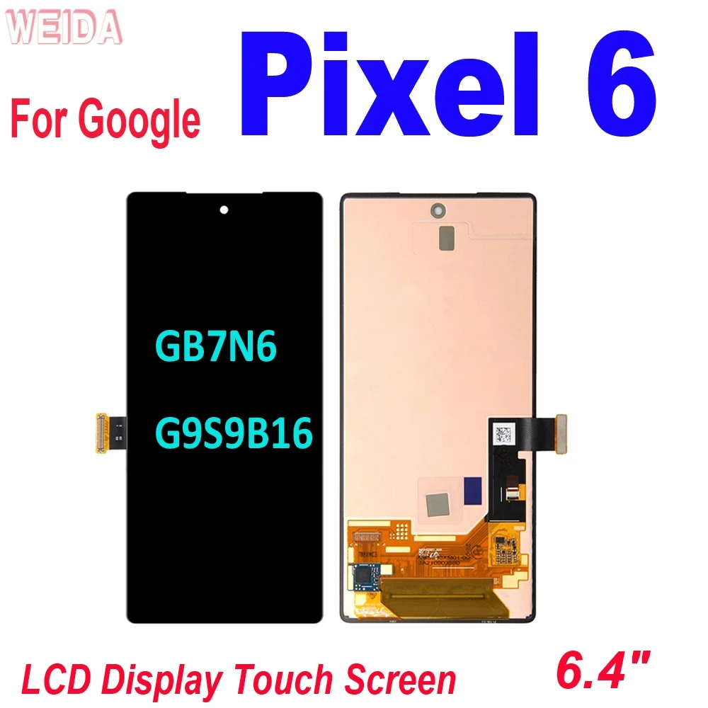 OLED LCD For Google Pixel 6 Pro GLUOG G8VOU LCD Display Touch Screen Assembly For Google Pixel 6A Google Pixel 6 GLUOG LCD Tools