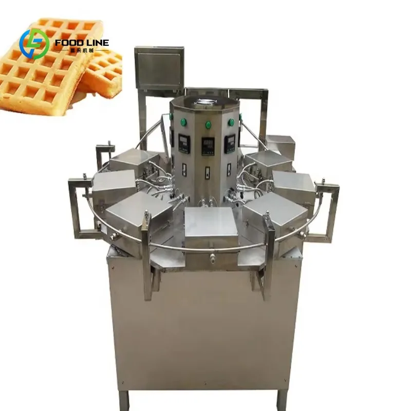 Customized Fully Automatic Waffle Cone Making Machine / Ice Cream Waffle Cone Maker for Sale
