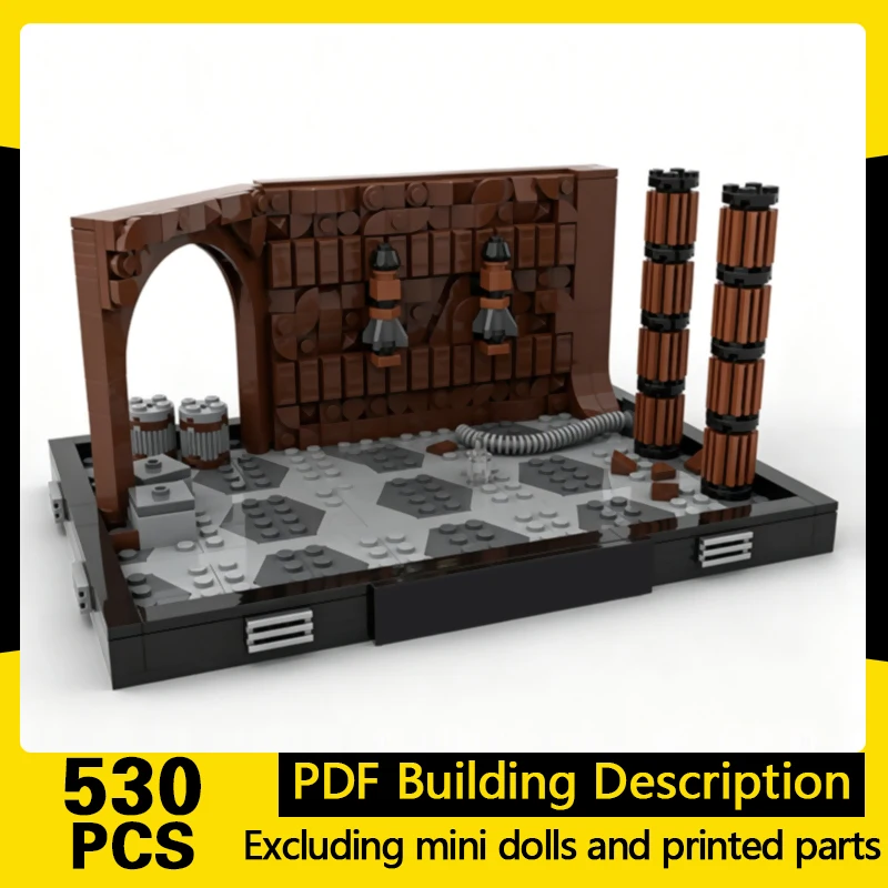 

Star Movies Model MOC Building Bricks Miniature Arena Battle Scene Modular Technology Gifts Holiday Assemble Children Toys Suit
