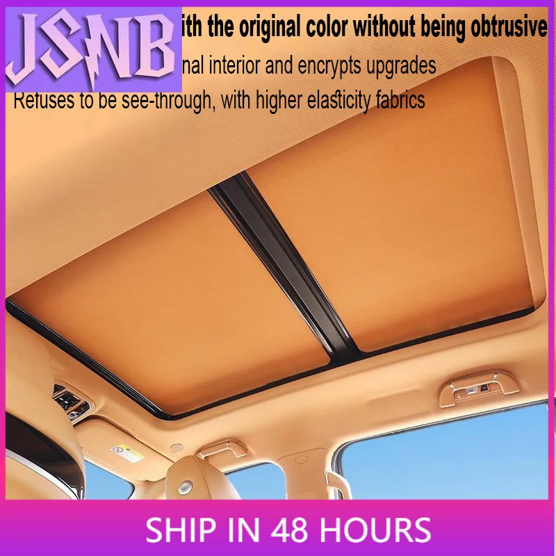New Car Sunroof Insulation Roof Visor For Geely Galaxy EX5 E245 2024~2026 2025 Anti-UV Electrostatic Adsorption Sky Curtain Suns
