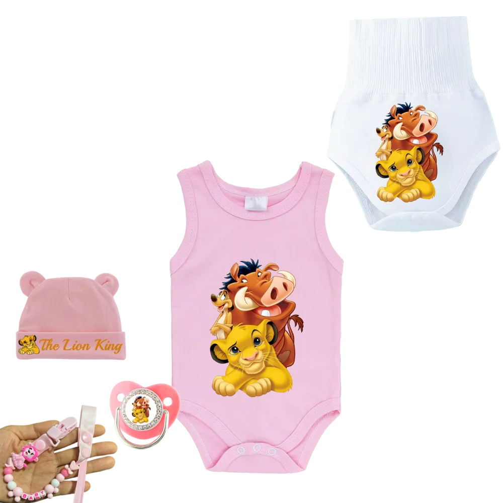 

Детский комбинезон для ползания с мультяшным принтом и успокаивающей соской, милый комплект для ползания, набор с успокаивающей соской для малышей, подходит для младенцев