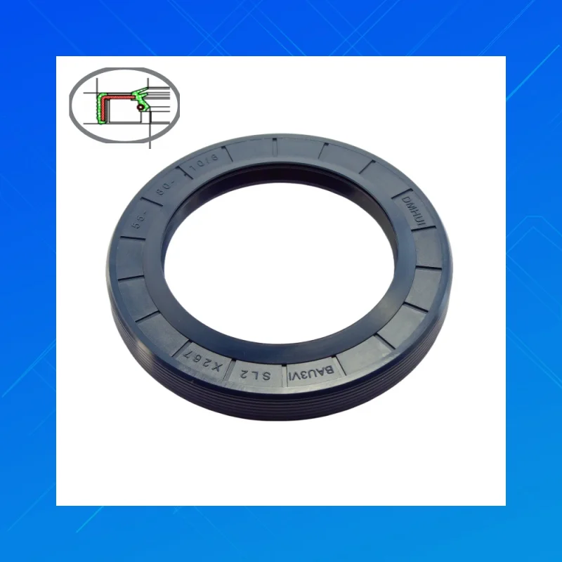 

Size:55*80*10/8mm,DMHUI High-Quality Blue NBR Tractor Oil Seal 55x80x10/8mm Fit for Corteco 01033625B,JCB:904/20172 shaft seal