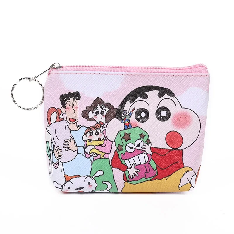 3 zufällig ausgewählte neue Crayon Shin-chan Cartoon-Taschen, Geldbörsen, einfache Brieftaschen für Männer und Frauen, Studenten, schnelle Lieferung – Detail 5