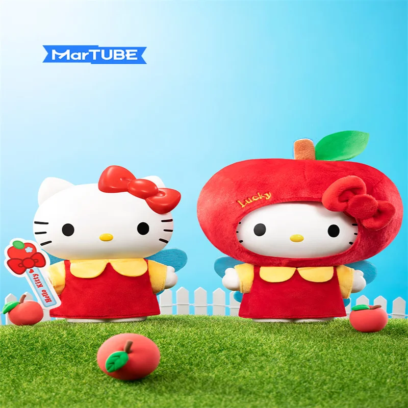 Sanrio Hello Kitty Apple Wishing Elf Speaker Cute Anime Figure Kt Creative Home Decor Graduation Children'S Day Birthday Gift