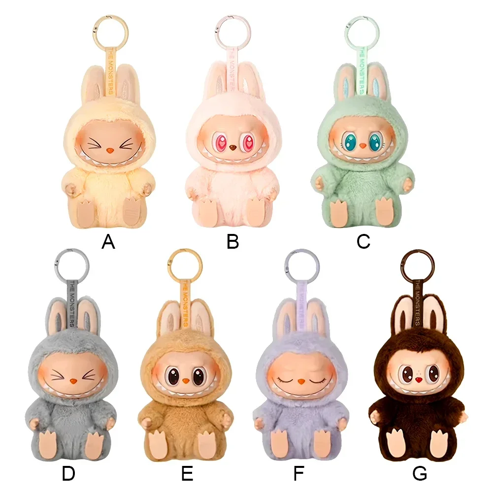

Hot Sale Anime Figure For Labubu Series Keychain Sit-Down Party Series Vinyl Doll Pendant Collection Keychain Backpack Decor
